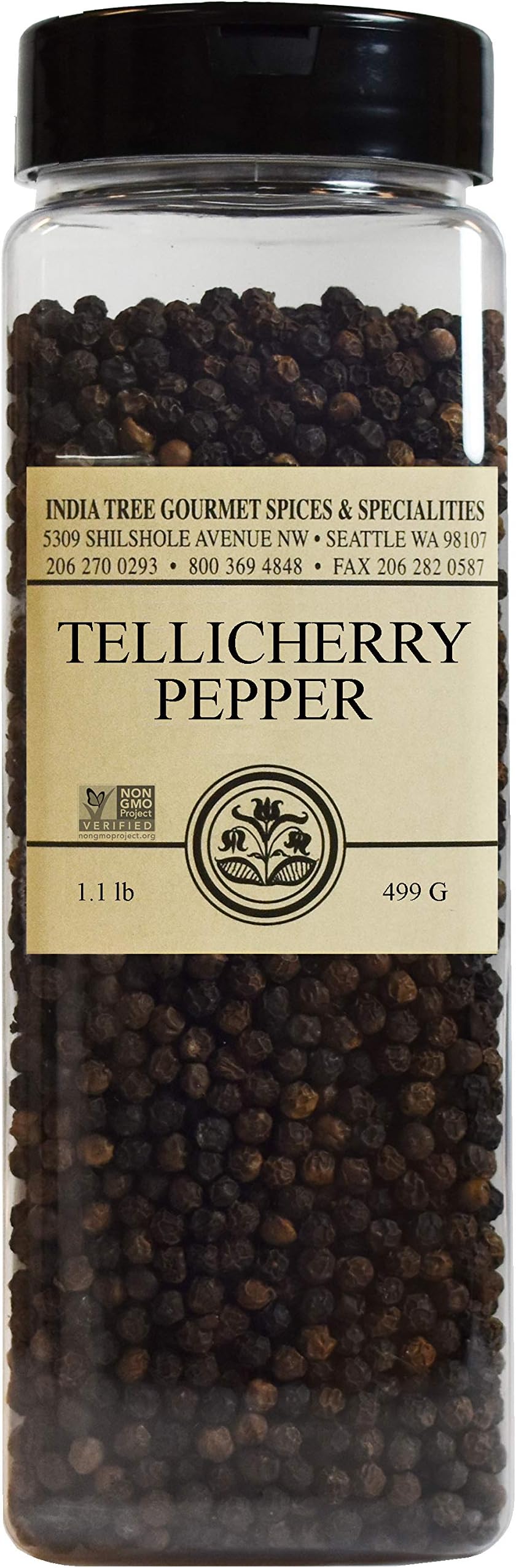 India Tree Tellicherry Pepper Pantry, 17.6 Ounce