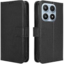 Folio Case, Compatible with Xiaomi Mi 17 Pro Max 5G Case, High Quality PU Leather, Wallet Type, Abrasion Resistant, Shock Resistant, Mi17 Magnet, Stand Function, Card Storage, Full Protection Black