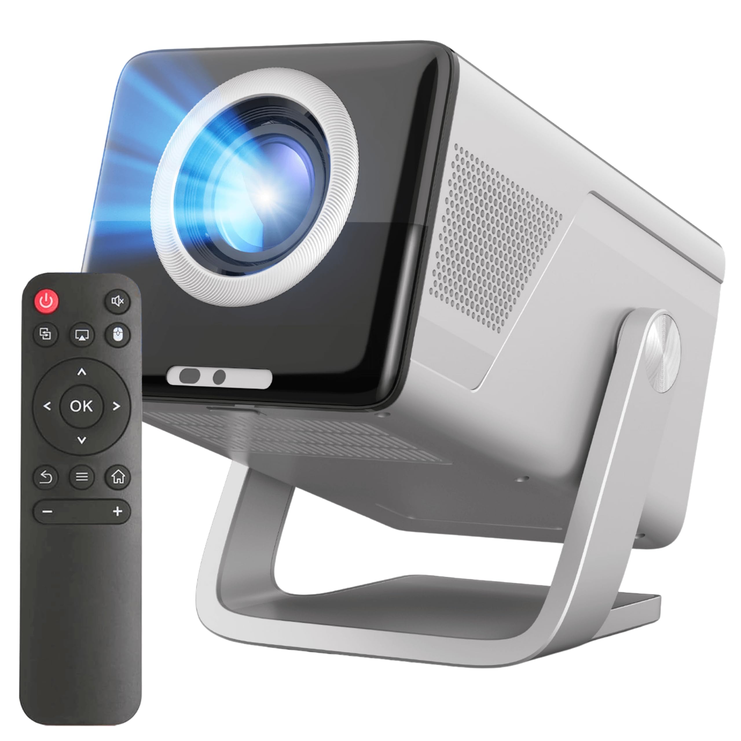 Reagle Beamer Full HD 1080p 8K Upscaling Beamer Tragbarer Projektor