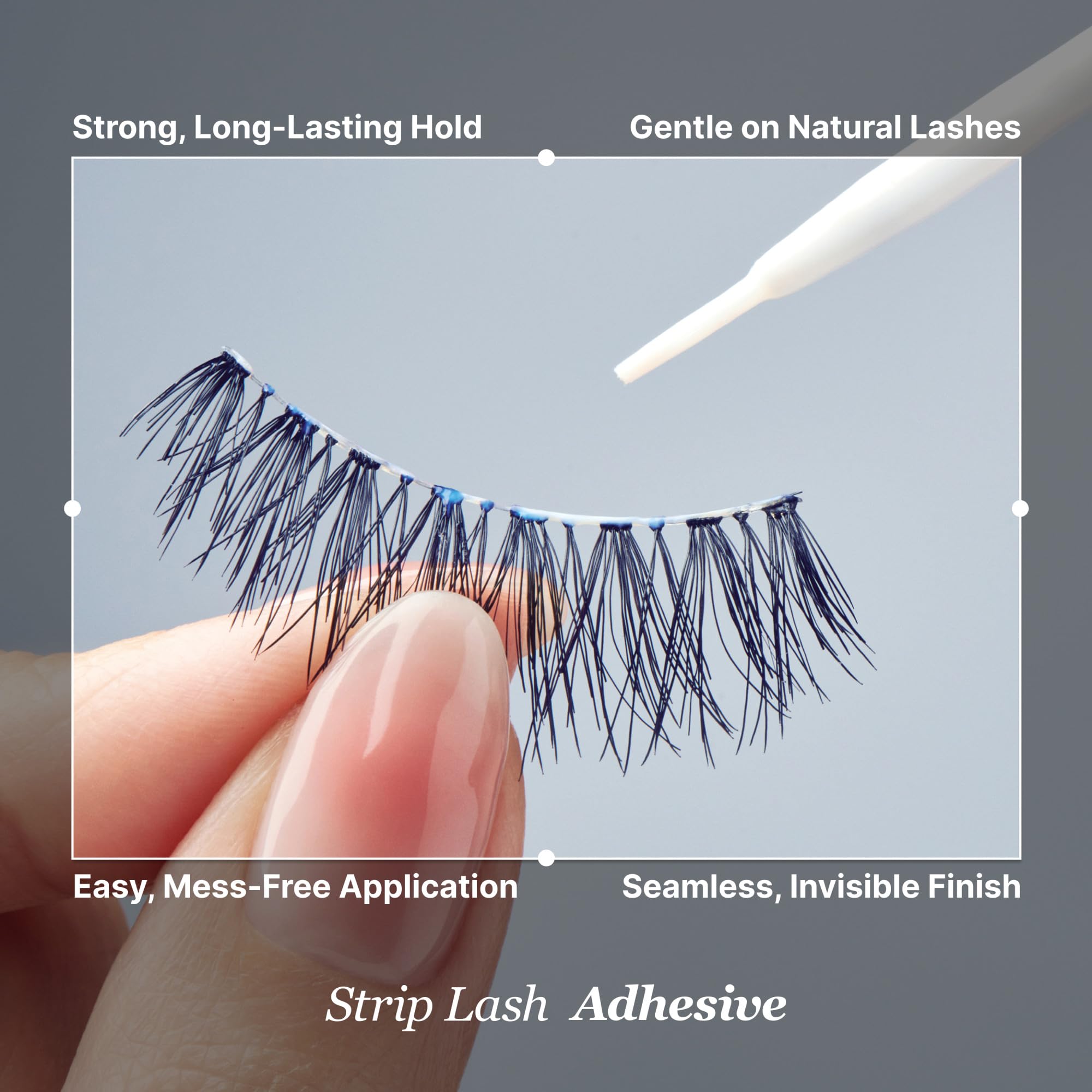 Kiss Products Ever Ez Strip Eyelash Adhesive, Clear, 0.1 Pounds by Kiss Products
