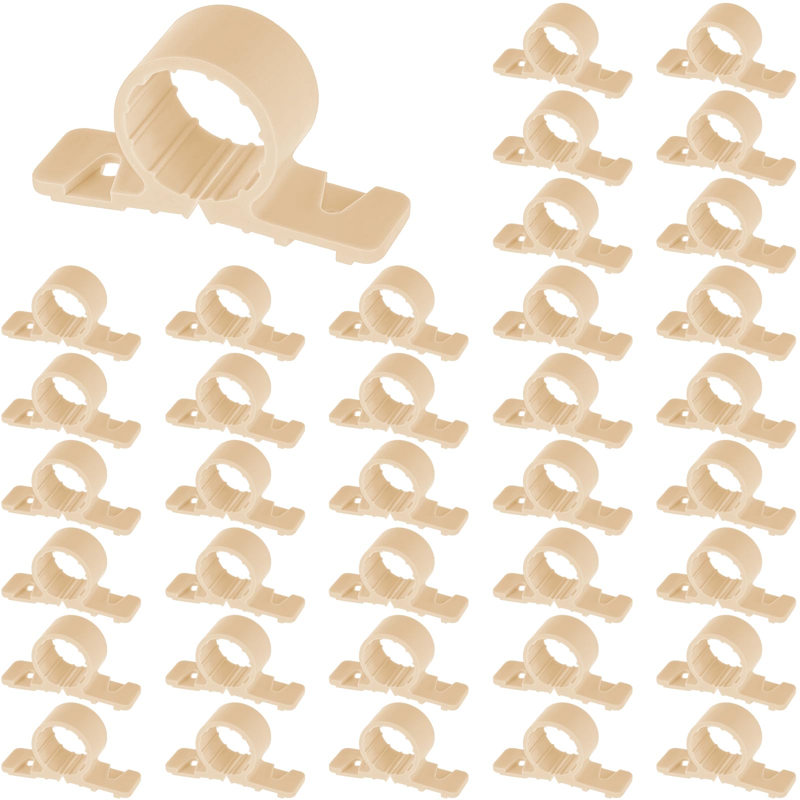 Briwooody 50 Pack 3/4 Inch Pex Pipe Clamps Pipe Supports Suspension Clamps