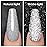 RARJSM Glitter Nail Polish Silver Nailpolish Gel Nail Polish 1PACK 7.5ML Soak Off Nail Cure Required for Nail Art Design Salon Quality DIY Home RAR79