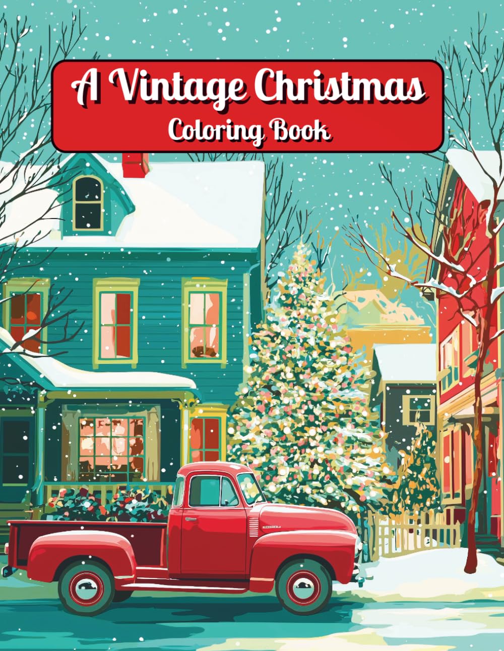 A Vintage Christmas Coloring Book