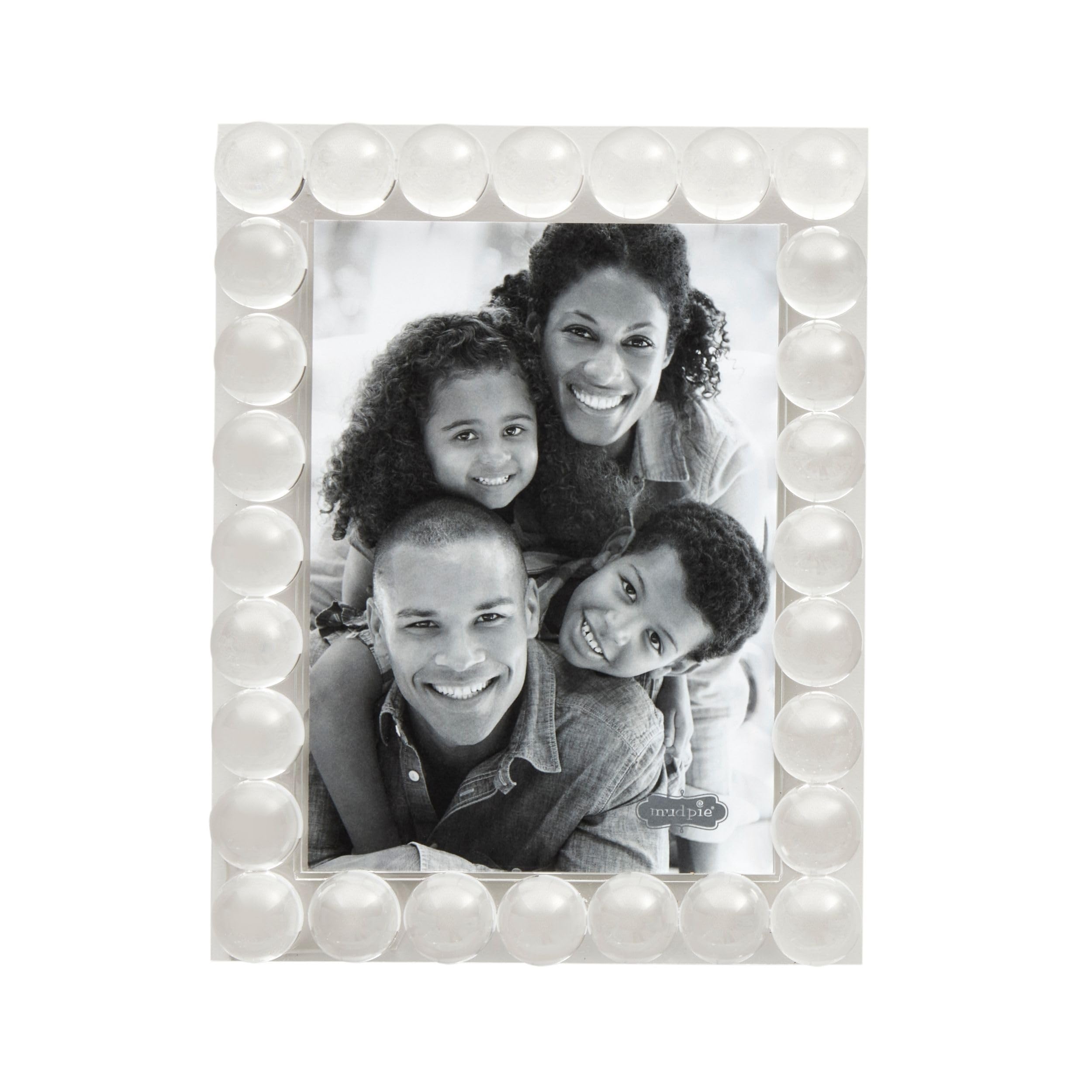 Cadre en acrylique perlé Mud Pie idée cadeau souvenir pour la famille