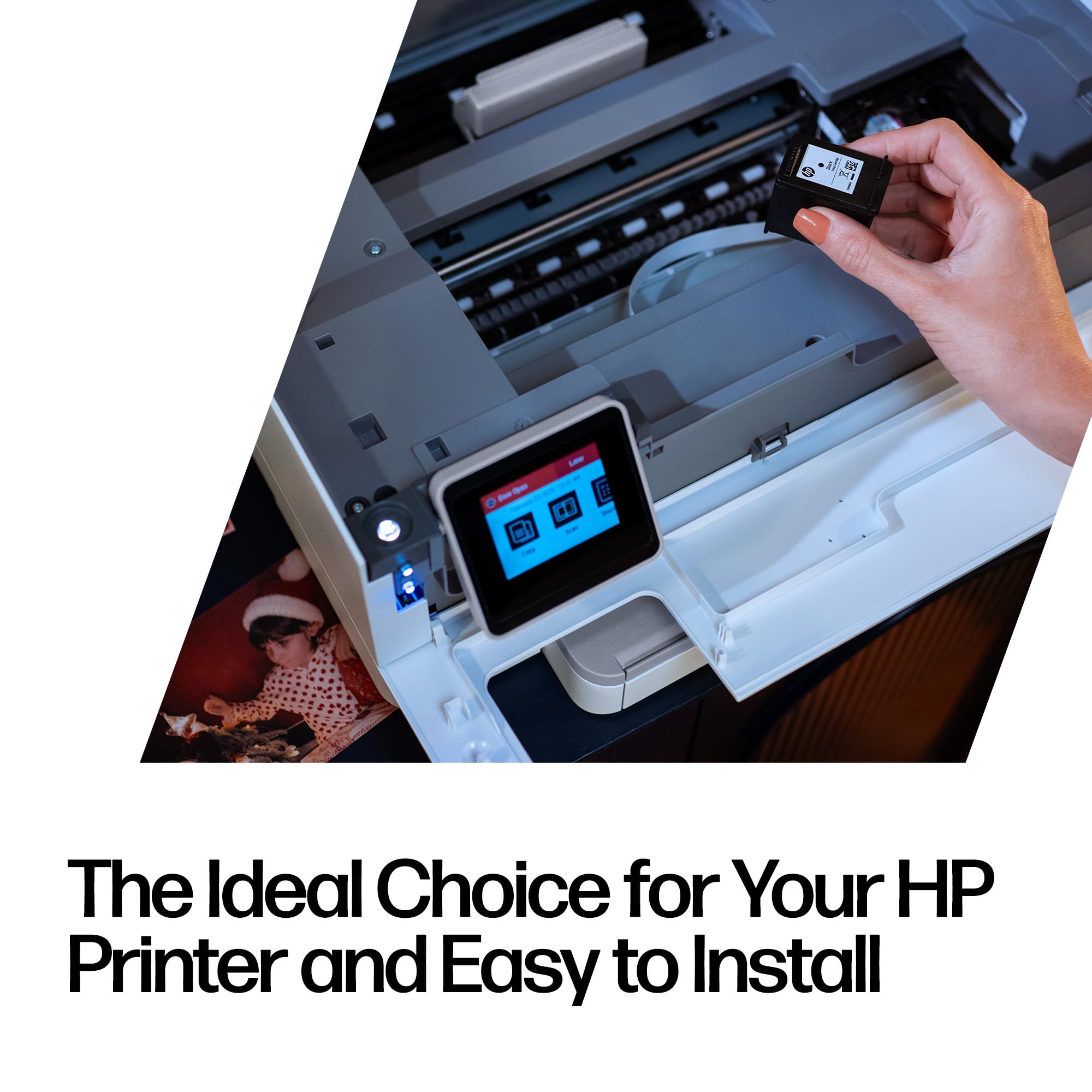 HP 912XL Noir Grande Capacité, Cartouche Encre Originale | Compatible avec HP Officejet 8010/8010e, HP OfficeJet Pro 8020/8020e, rendement 720 pages (3YL84AE)