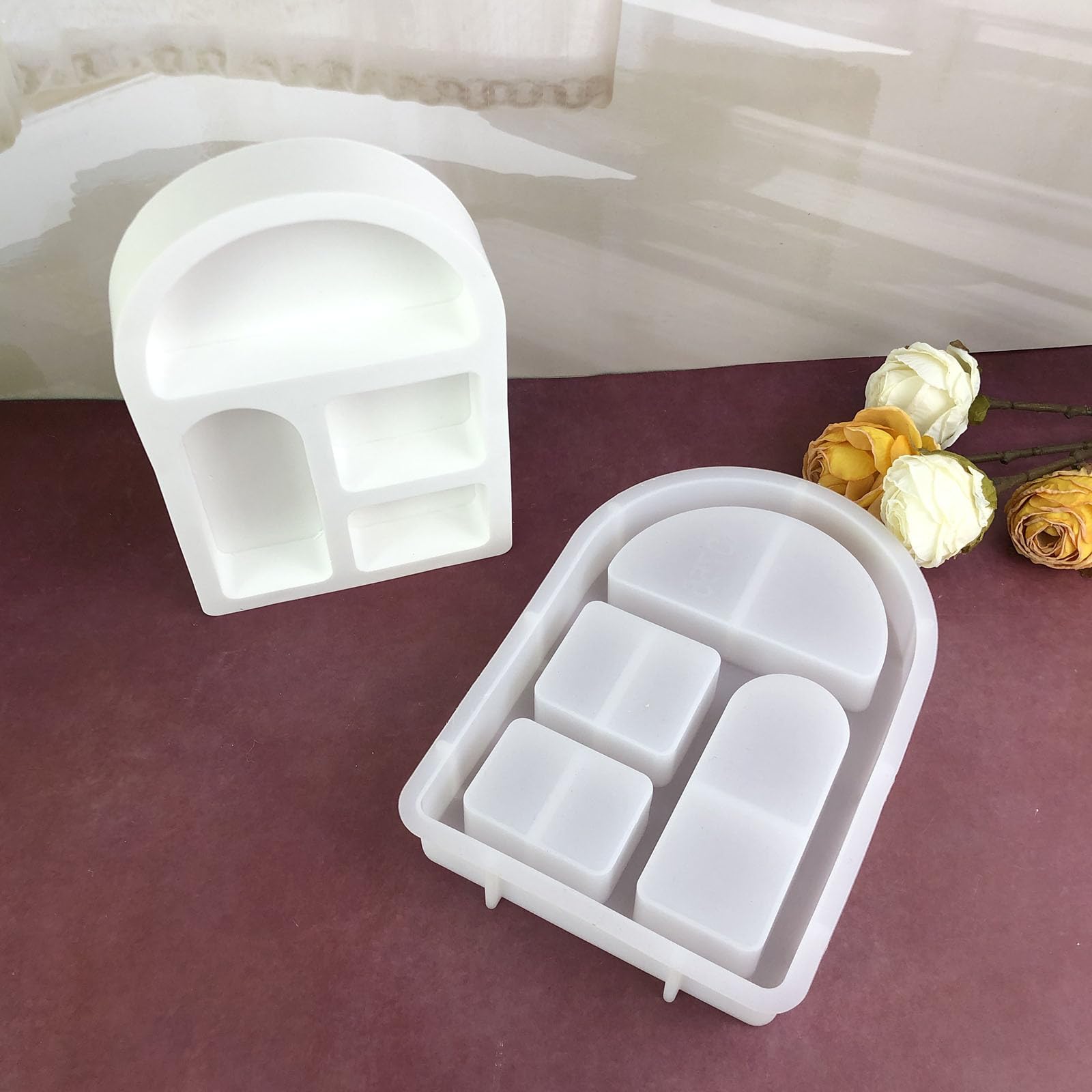 Stampo in silicone per archi, mensole e finestre, stampo fai da te per calcestruzzo, resina, ceramica, decorazioni da parete e gioielli