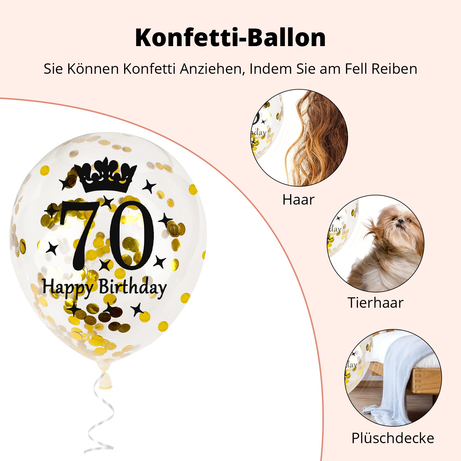 Decorazione Compleanno 70 Anni Verde per Uomo e Donna - Palloncini e Accessori per Festa