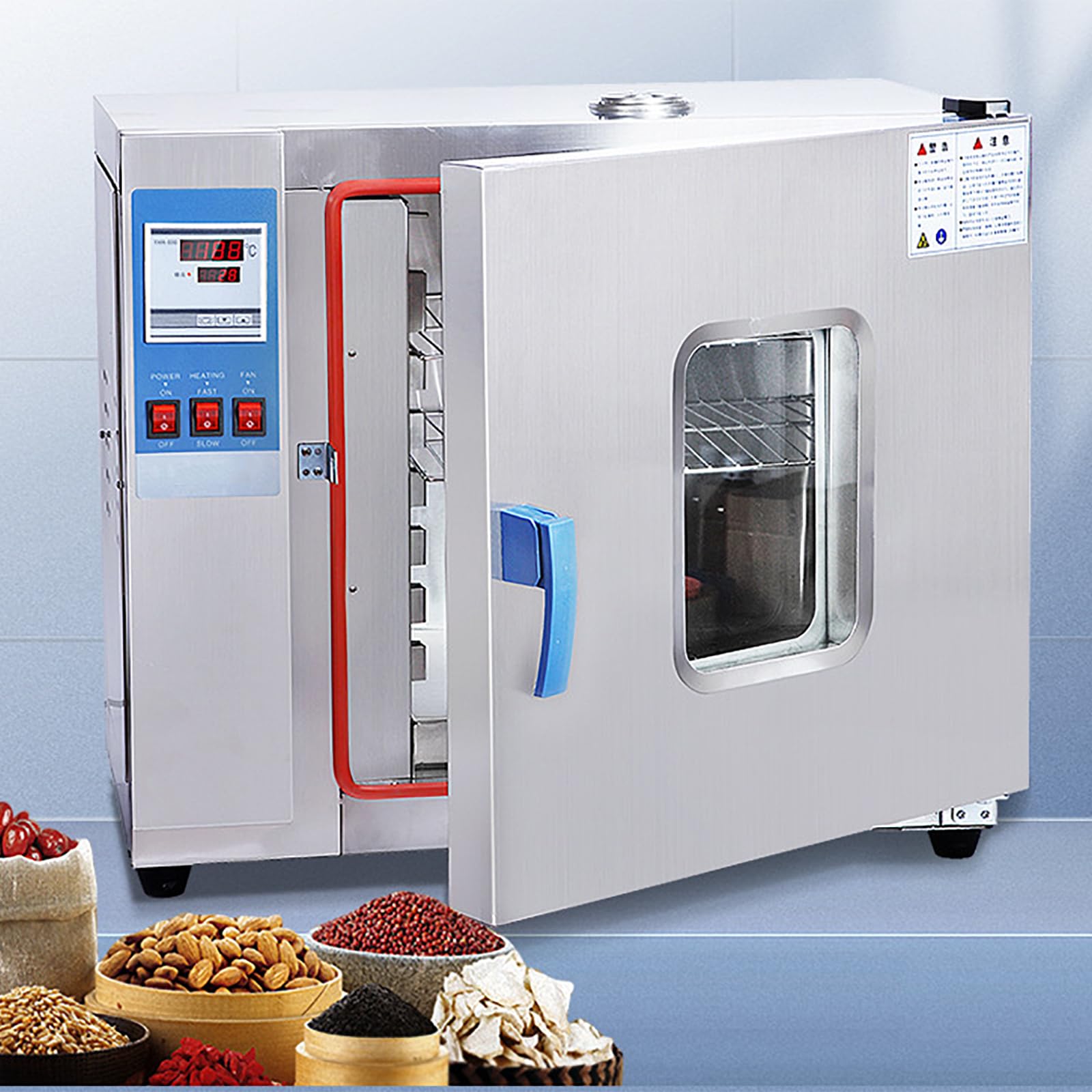 Incubatore Fermentato Microbico,incubatore da Laboratorio Scientifico ConsistemacircolazioneBlast E Controllo della Temperatura PID (5-300℃),calibrazione Temporizzazione/Allarme E Temperatura