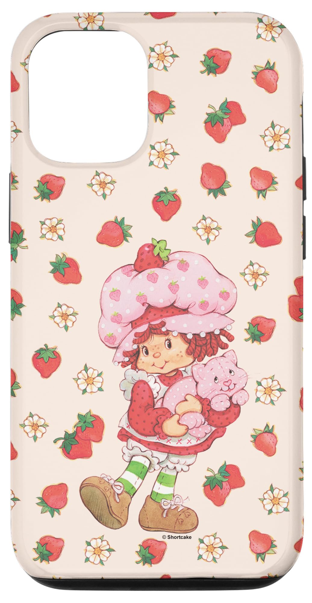 Strawberry Shortcake Strawberry Fields & Daisy Vintage Logo Case for iPhone 12/12 Pro