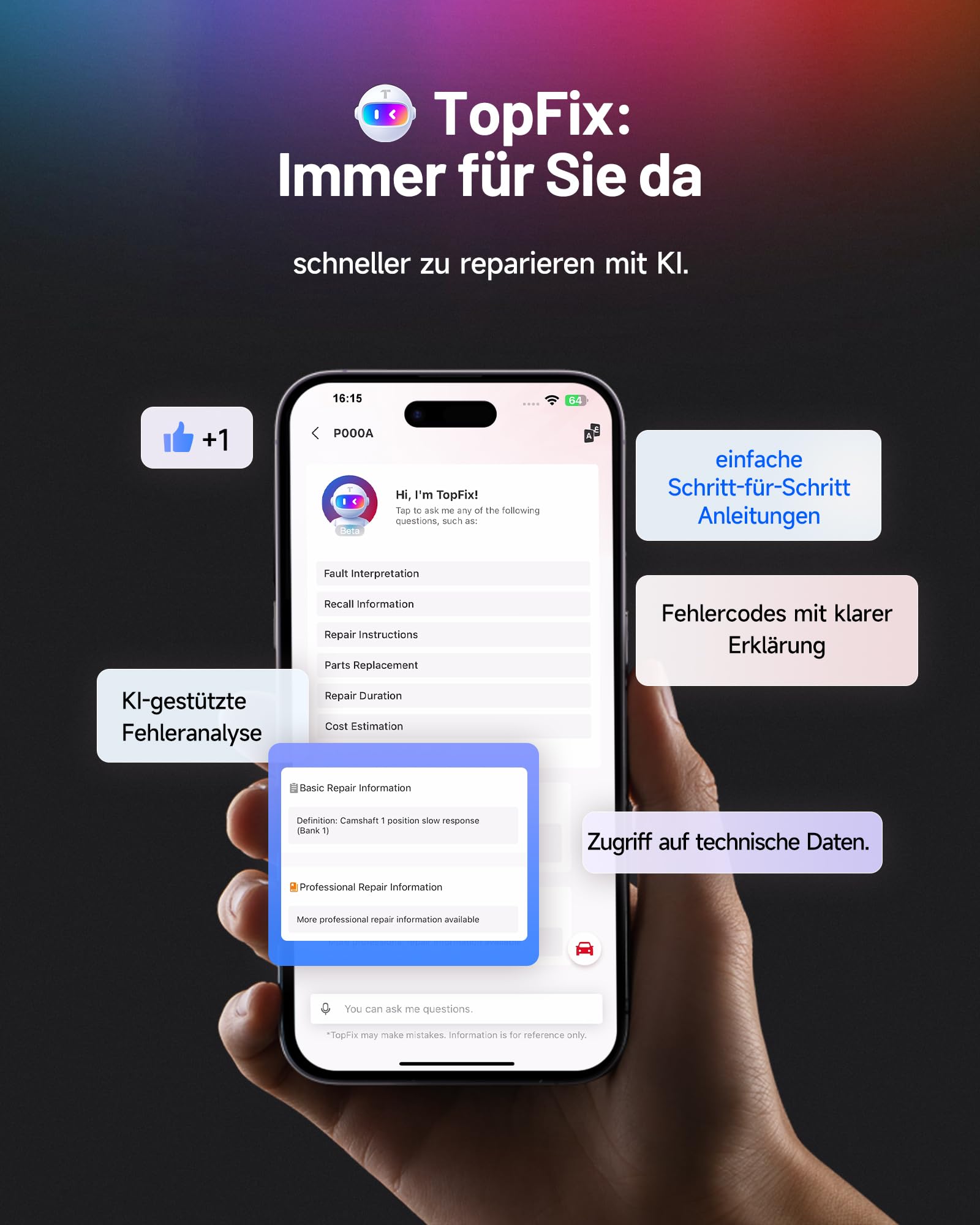 TOPDON TopScan Master OBD2 Diagnosegerät Auto, Bidirektionale Kontrolle/30+ Zurücksetzen/KI-gestützt, CAN-FD&DoIP, FCA/Nissan/Renault SGW