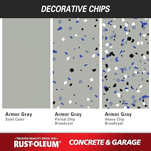 Vista 13 de Rust-Oleum 320202-2PK - Capa de acabado transparente para concreto y garaje, galón, transparente brillante, paquete de 2 Claro