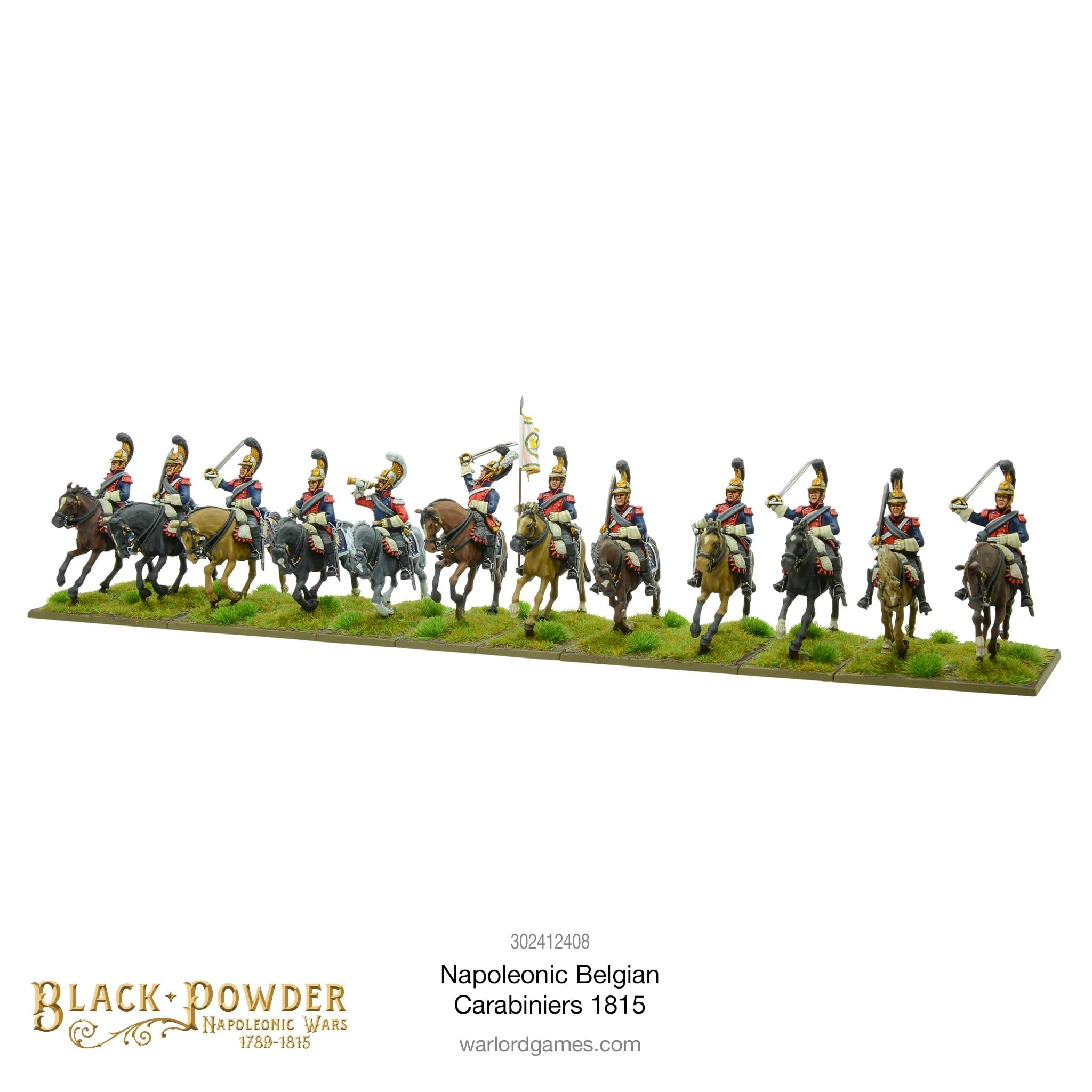 Warlord Games Black Powe, Napoleonic Wars, Belgian Carabiniers, 28MM Scale Miniatures, 302412504, Multicolor - Image 2