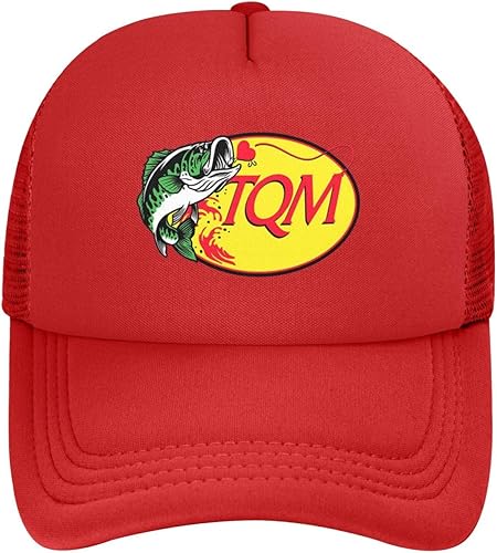 Miniatura 2 de Gorra Tqm Gorras Regida Del Pescado, Gorra De Fuerza, Gran Regalo Rojo, Rojo -