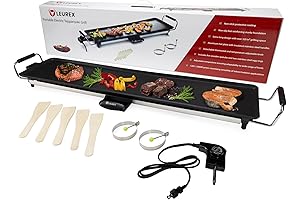 35-Inch Premium Heavy Duty Teppanyaki Electric Griddle
