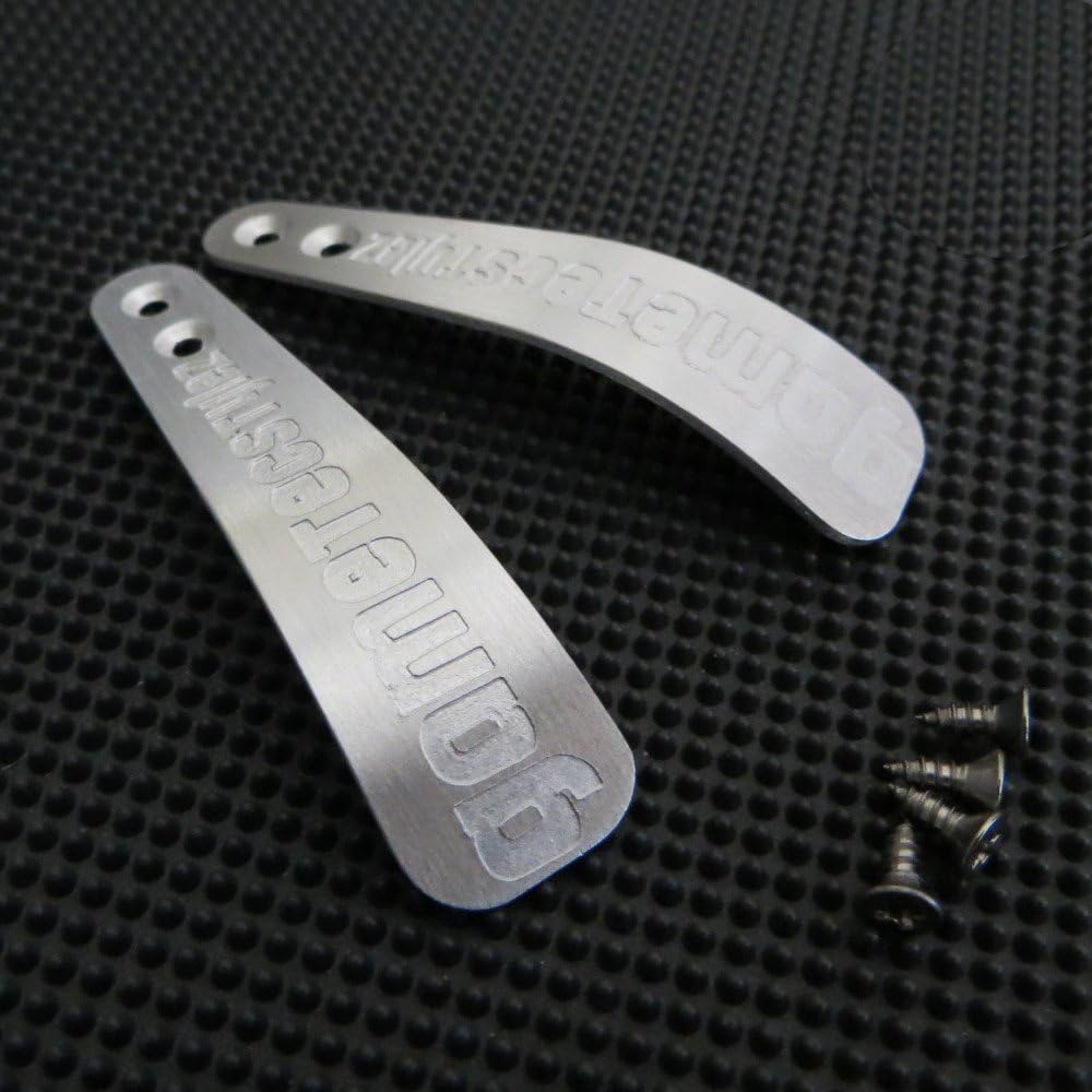 Aluminium Paddles Brushed Silver with Screws for PS4 Controller