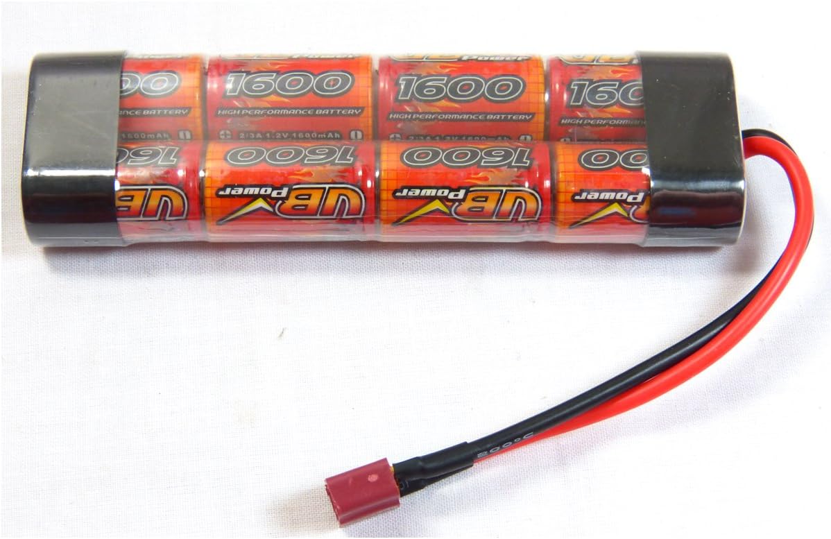 Std Airsoft Battery 9.6v Battery 1600 Mah Deans Connector Ni-Mh Battery