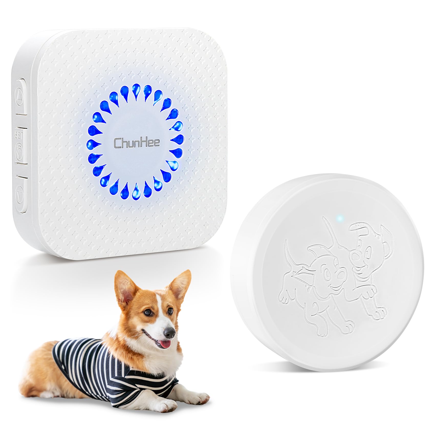 Campanello Senza Fili Per Cani ChunHee - Sensore Tattile, 55 Suonerie, Impermeabile IP55, Portata 150m - Foto 5