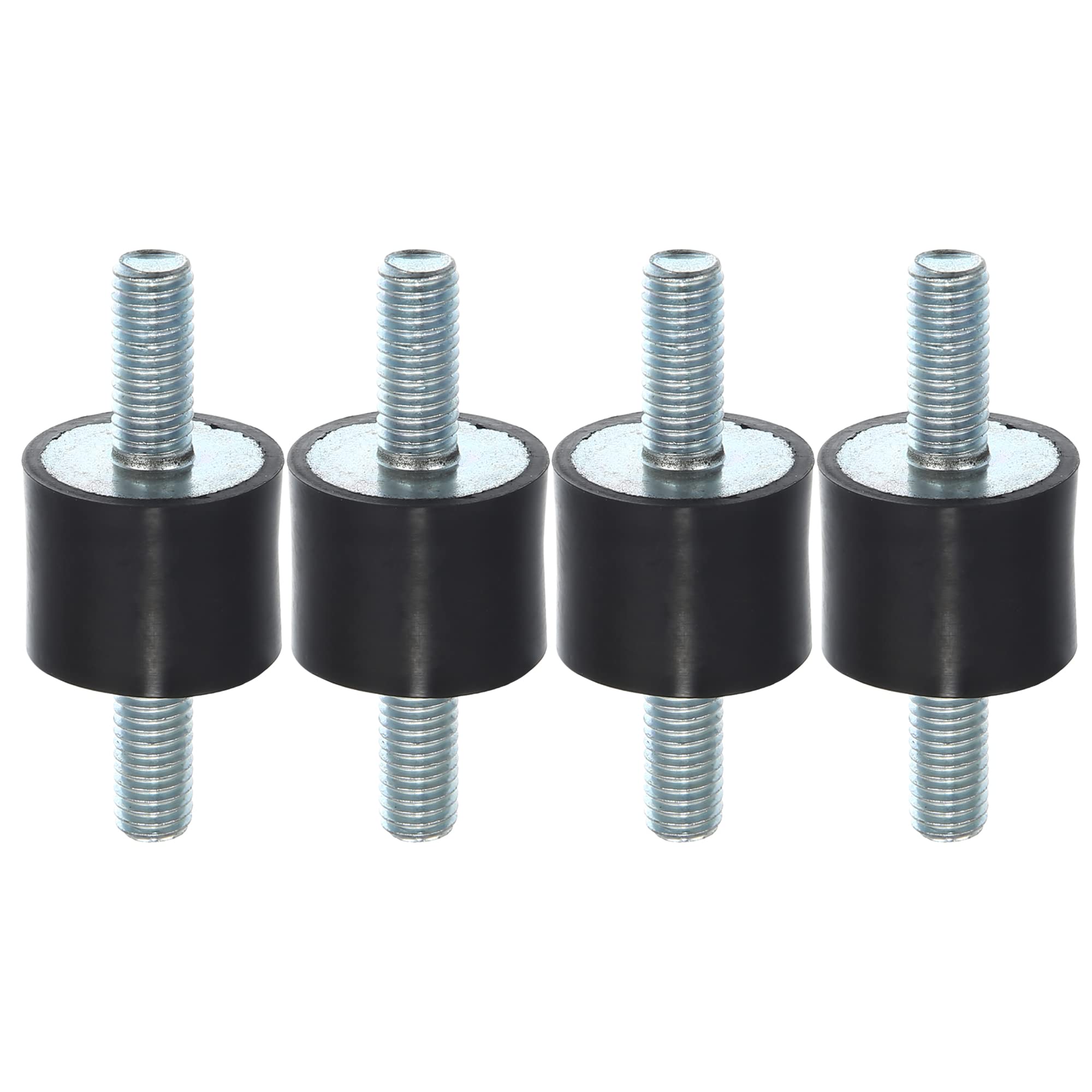X AUTOHAUX Lot de 4 supports isolateurs anti-vibrations M8 en caoutchouc 25 x 20 mm pour moteurs de voiture