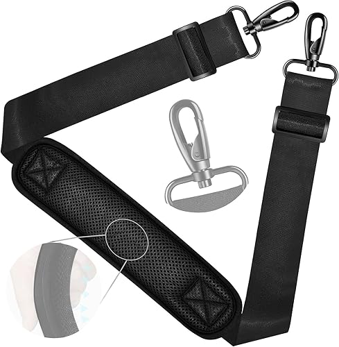 Miniatura 7 de ZINZ Correa de hombro universal de 59 pulgadas con almohadilla fija transpirable ultra gruesa, correa de hombro ajustable de alta resistencia para