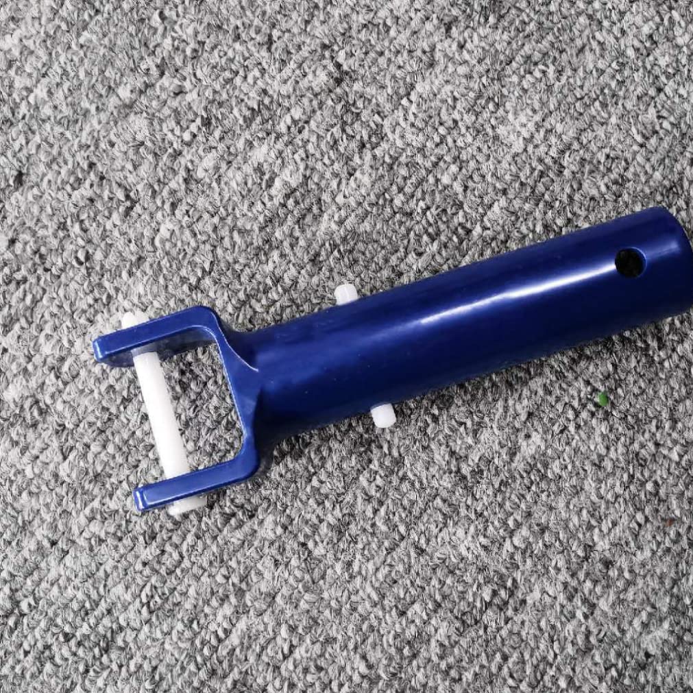 Poignée de tête d'aspirateur de Piscine Bleue 4 pièces avec Clip en V, Accessoire Remplacement