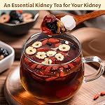 Kidney Tea Formula Ginseng Six Treasure Tea - Natural Chinese Traditional Herbal Ginseng Five Treasures Kidney Detox Cleanse Teabag For Men Women (60 Bags/2 Pack)