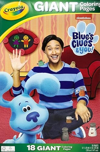 Blue's Clues & You! 18 páginas gigantes para colorear de 18-78" X 12-18"