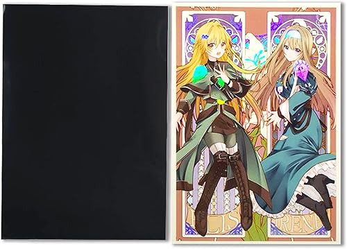 Miniatura 7 de Fundas holográficas intermitentes (gemelos pintados diferentes) de 50 unidades con carga superior para tarjetas YuGiOhJaponesas de 2.480 x 3.543 in