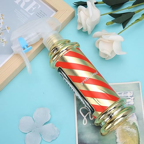 Miniatura 9 de Dioche Botella de spray de agua de peluquería, botella de spray de peluquería Salon Barbería Hair Styling Water Spray Kettle 5.1 fl oz (dorado)