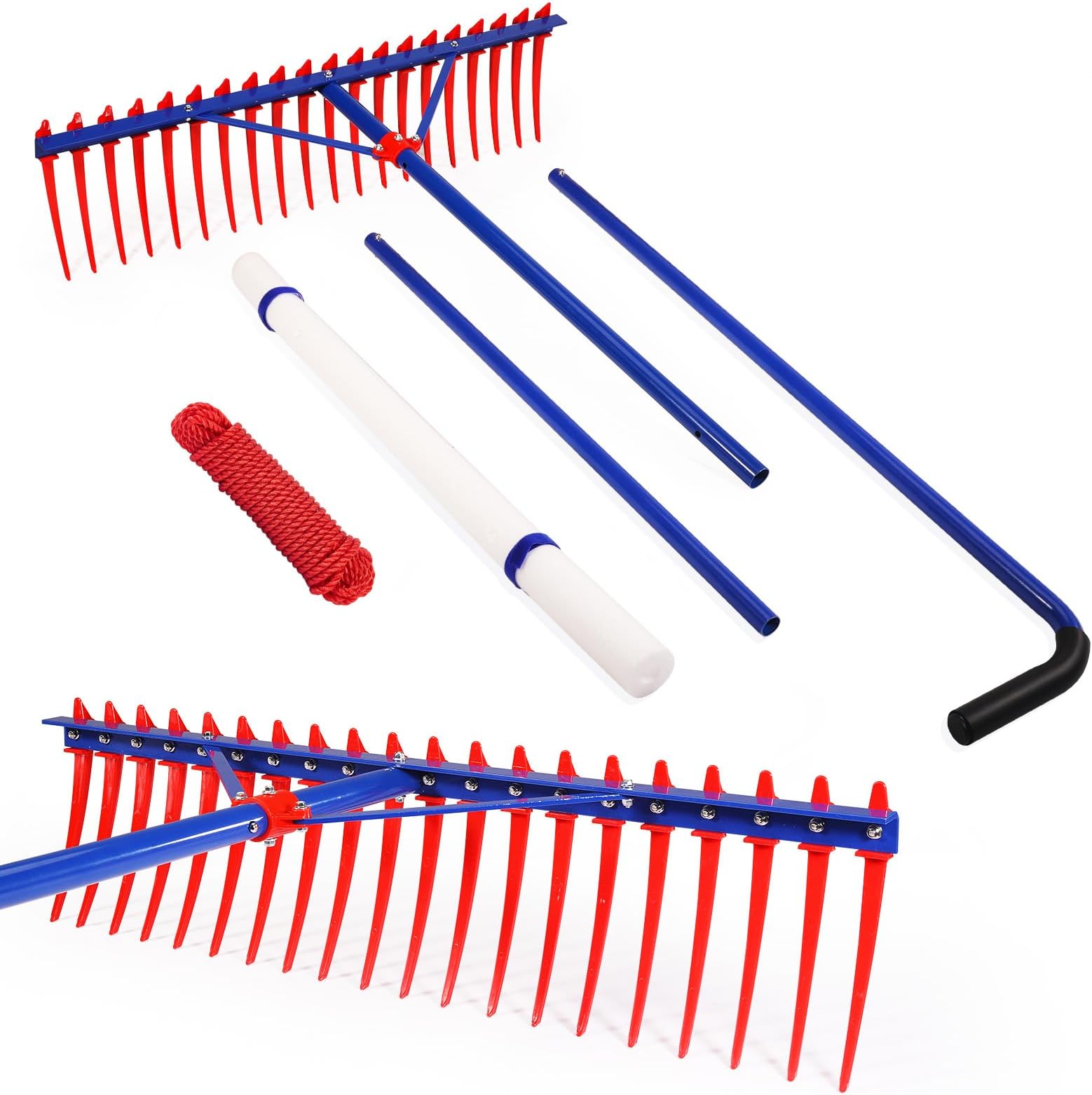 Rake Zilla Extra Large Heavy Duty Aquatic Weed Rake with