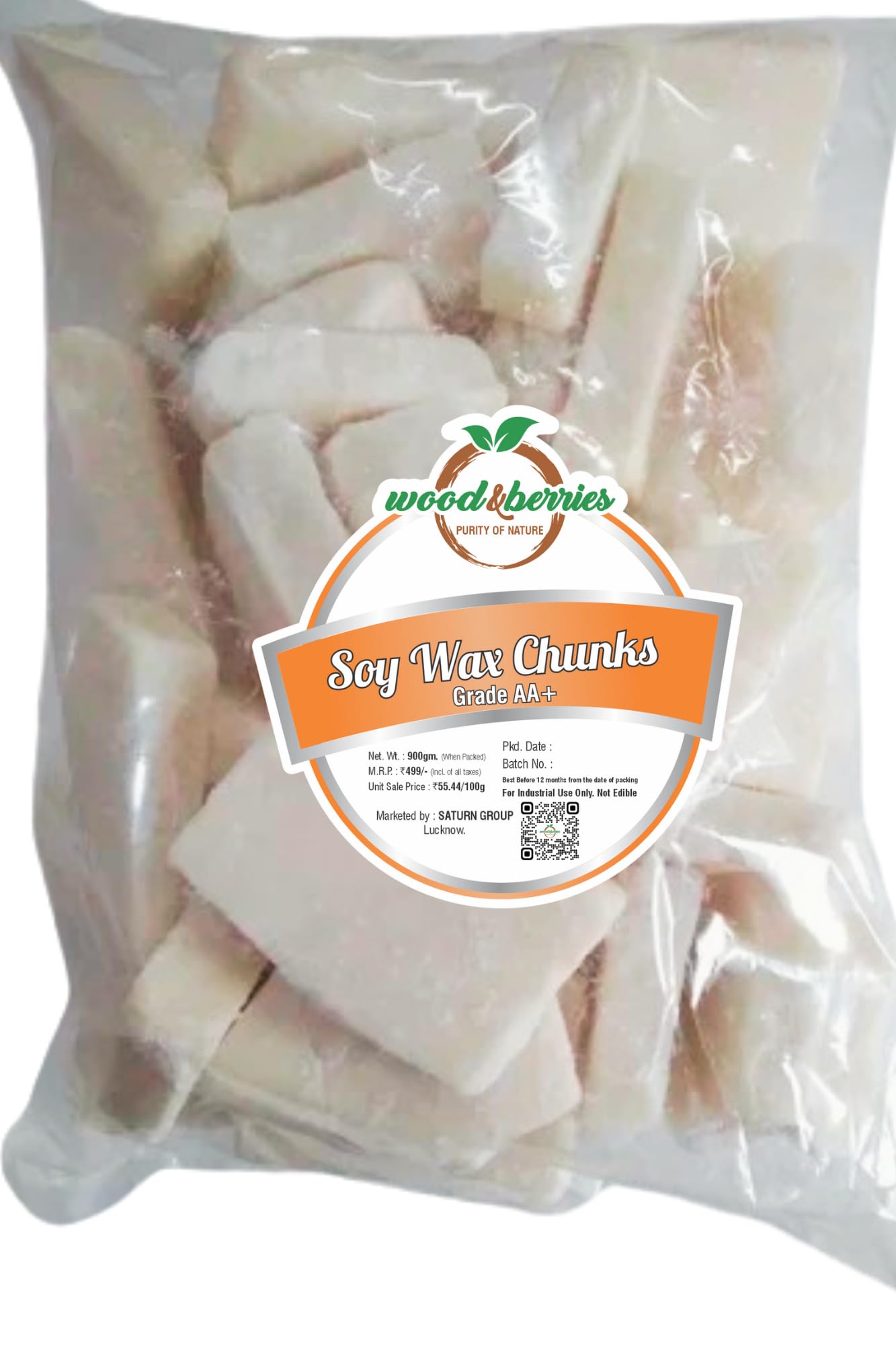 Wood & Berries Soy Wax Chunks AA+ Grade(900g) | Pure Soy Wax for Candle Making | Natural & Eco-Friendly Vegetable Wax | Clean Burning, Excellent Scent Throw | Ideal for DIY, Container & Pillar Candles (B0D4M5P186) Amazon Price History, Amazon Price Tracker