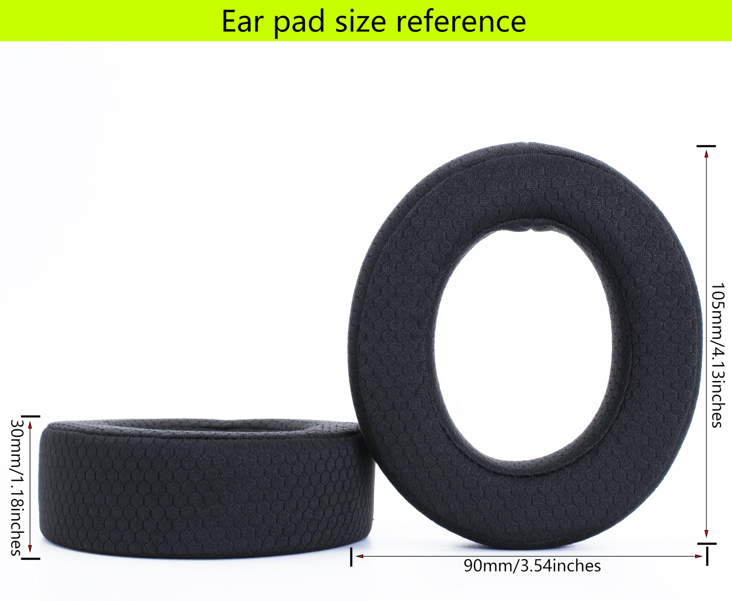 Las almohadillas de repuesto son compatibles con auriculares Corsair HS70/Pro HS60/Pro HS75 XB HS50/Pro. Hechas de tejido de malla de bola suave y espuma viscoelástica, almohadillas de repuesto para