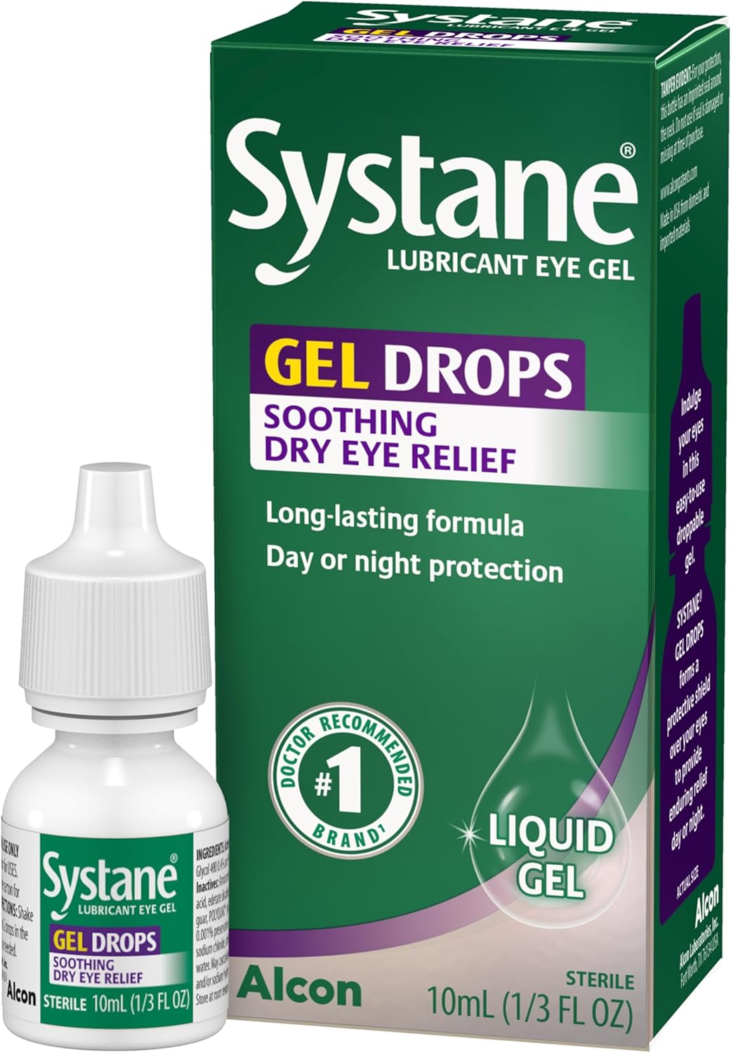 Systane Lubricant Eye Gel Drops, 10-mL (Packaging May Vary)