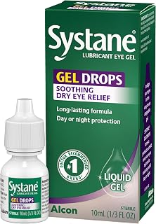 Systane Lubricant Eye Gel Drops 10mL - #1 Doctor Recommended Thick Gel for Severe Dry Eye Relief