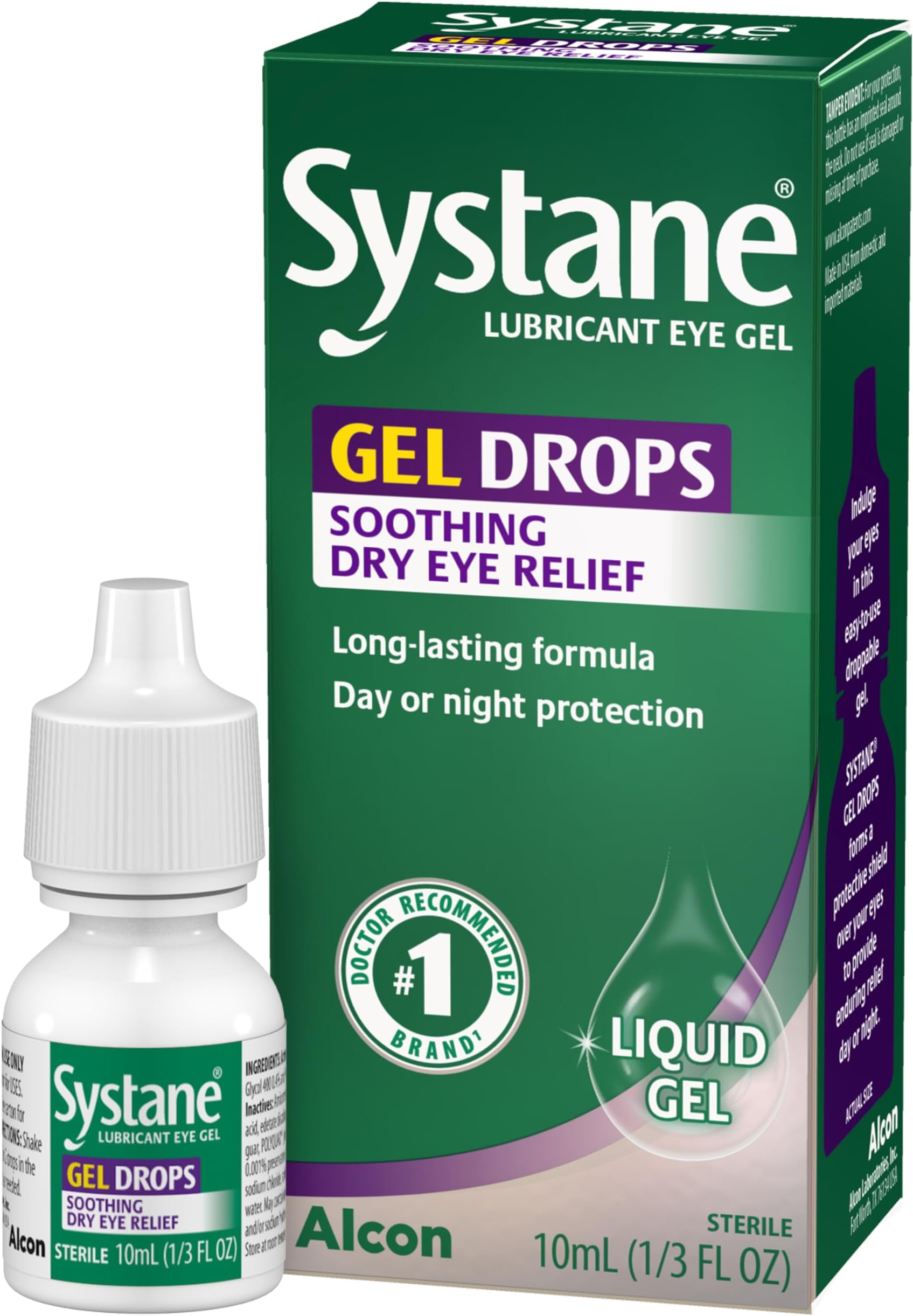Systane Lubricant Eye Gel Drops, 10-mL