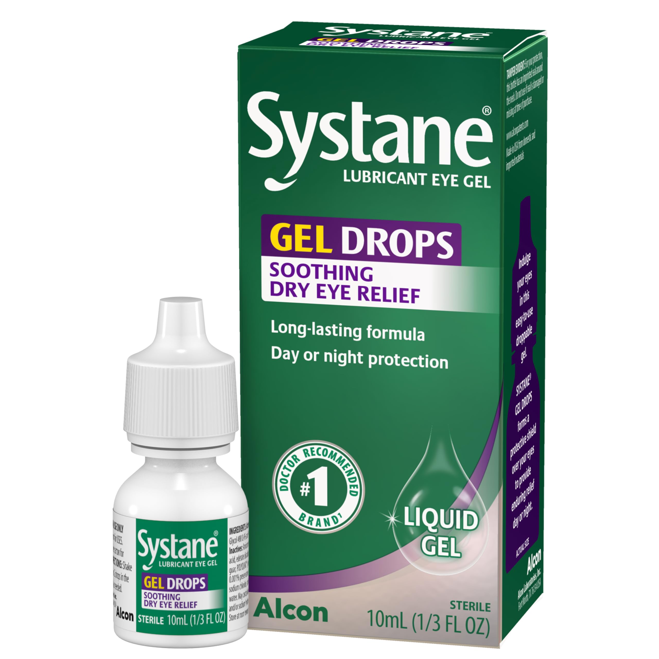 Systane Lubricant Eye Gel Drops, 10-mL