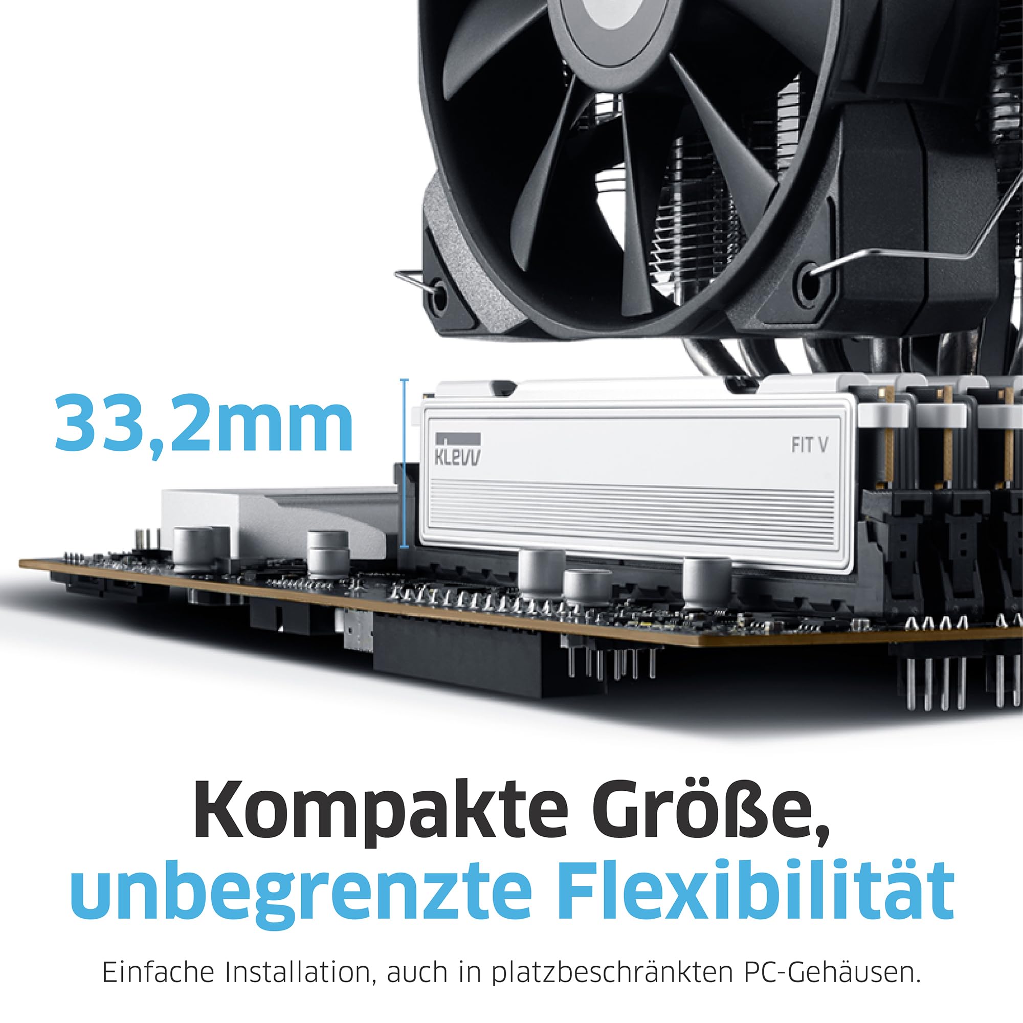 Klevv FIT VB (2XB) DDR5 Gaming RAM 6000MT/s PC5-48000 Ungepuffert Non-ECC 1 32G – Bild 5