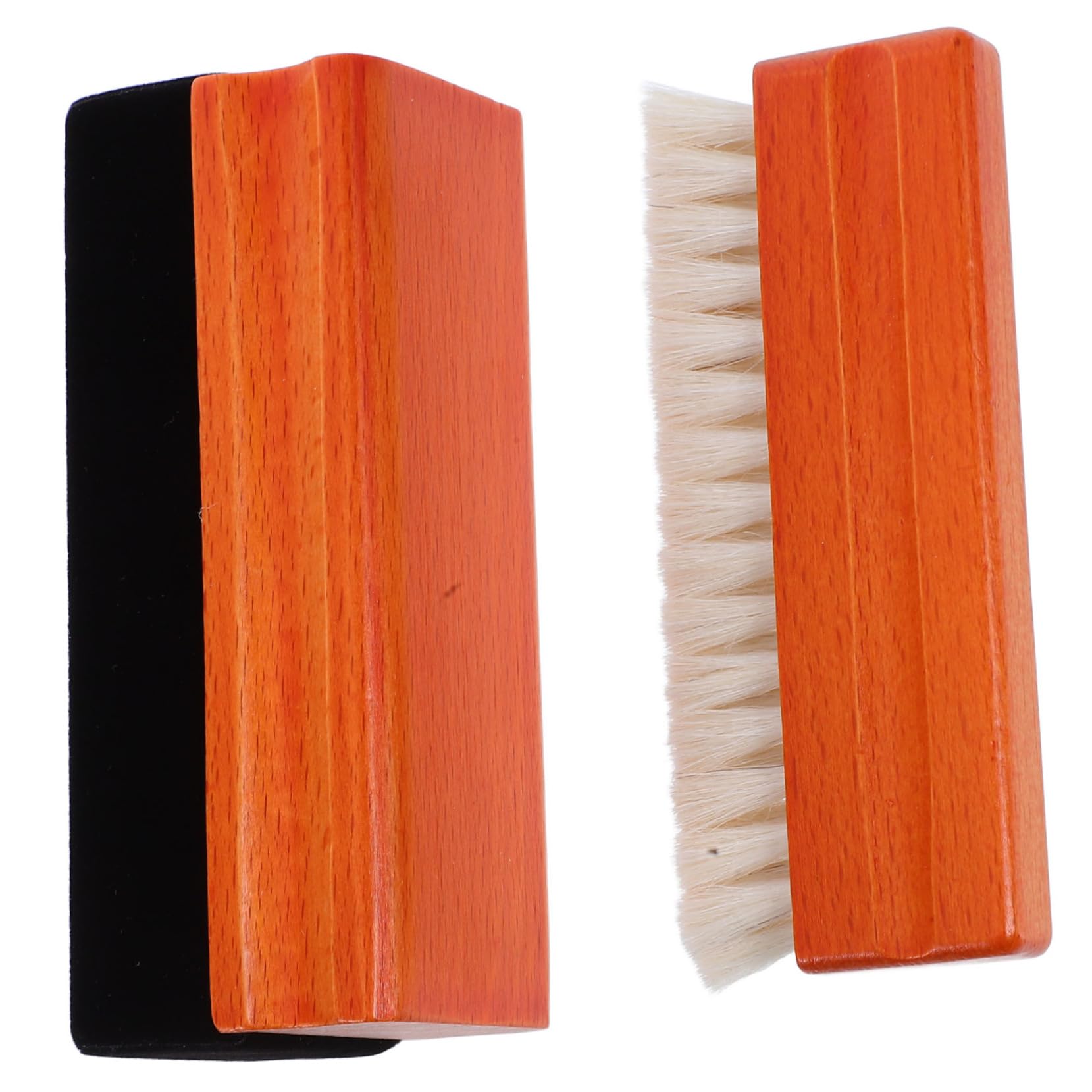 OSALADI 2pcs Vinyl Record Cleaning Brush Set -Static Handle for Gentle Dust Removal Compatible Turntables and Vinyl Records