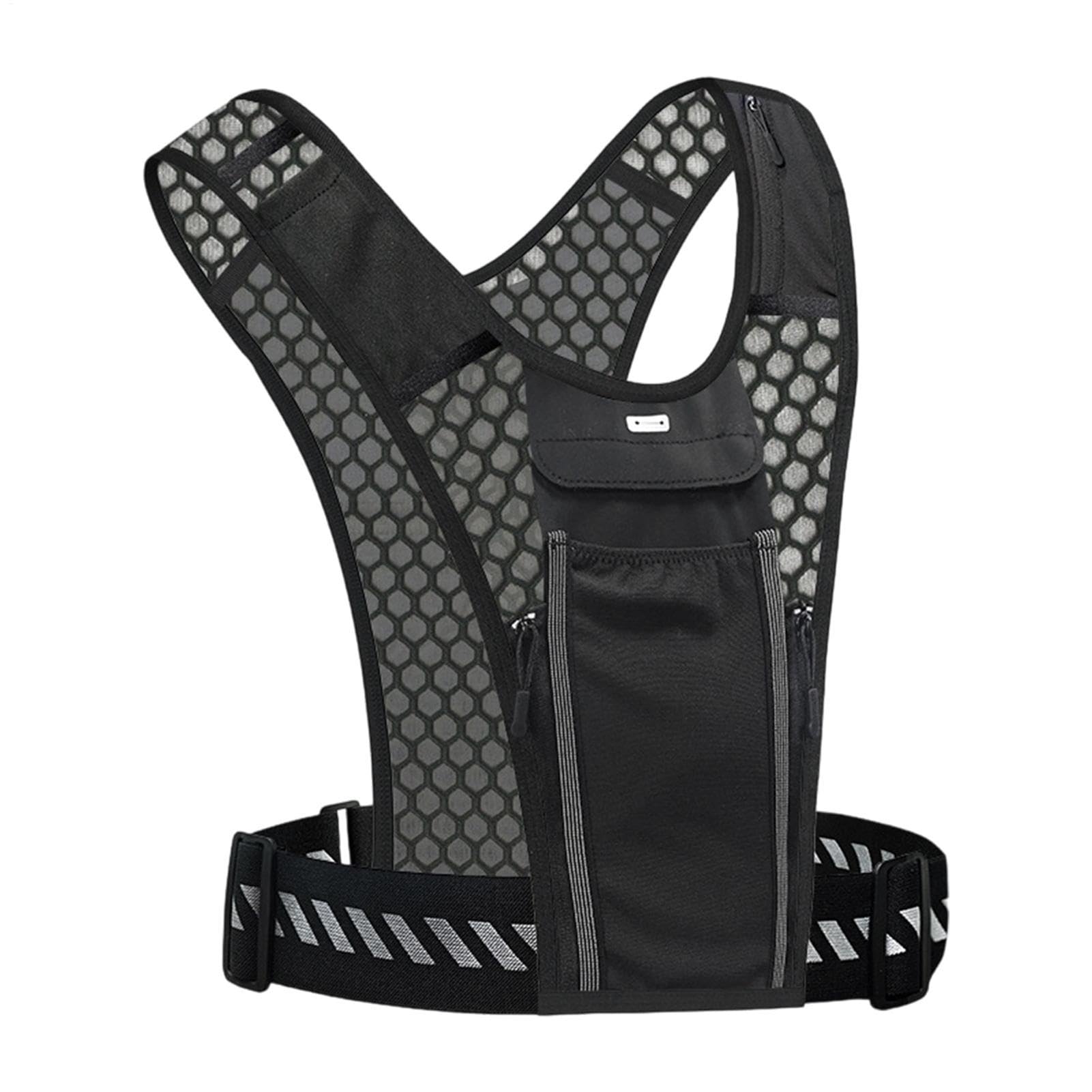 Chaleco running ligero para evitar rebotes y correr con visibilidad total 8