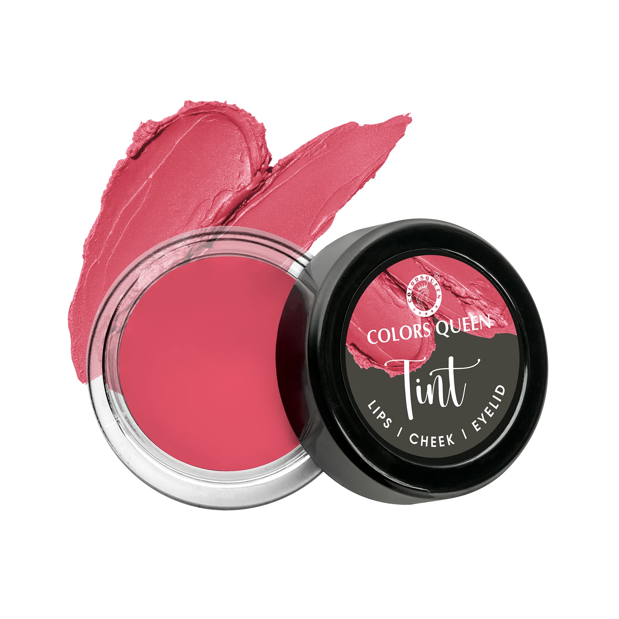 Colors Queen Tint for Cheeks and Lips - Enriched with Vitamin E and Essential Oils | Matte Lip and Cheek Tint for Lips, Cheeks and Eyelids| Vegan and Cruelty Free Lip Tint for Women (07 - Night Queen)-image-13