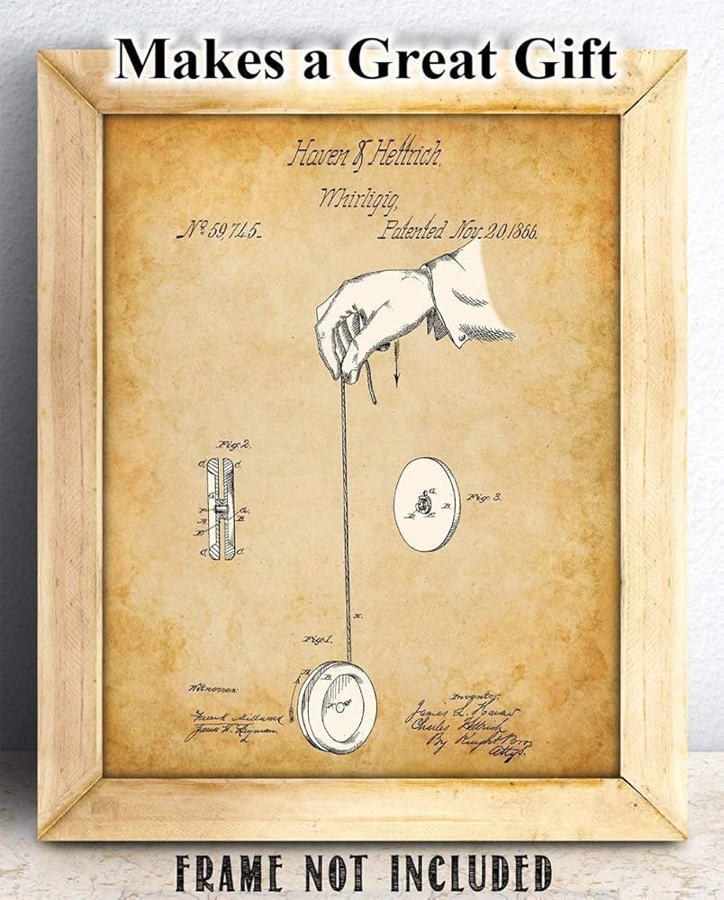 YO-YO Vintage Poster フレーム付き YO-YO Vintage Poster フレーム付き