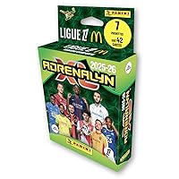 Panini ADRENALYN Ligue 1 McDonald's 2025-2026 Trading Cards Game Blister 7 tasche