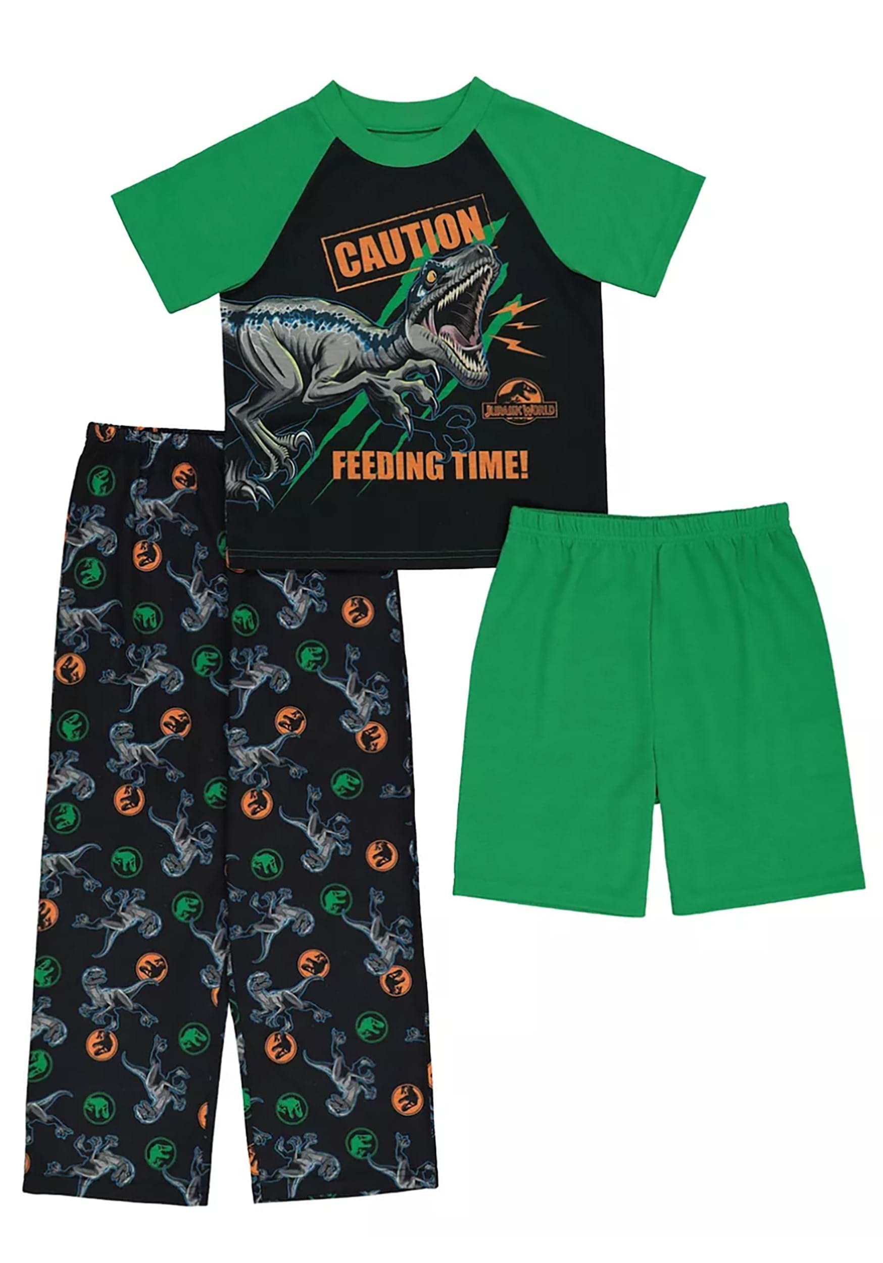 Jurassic World Boys' Pajama Set, Who's House, 4