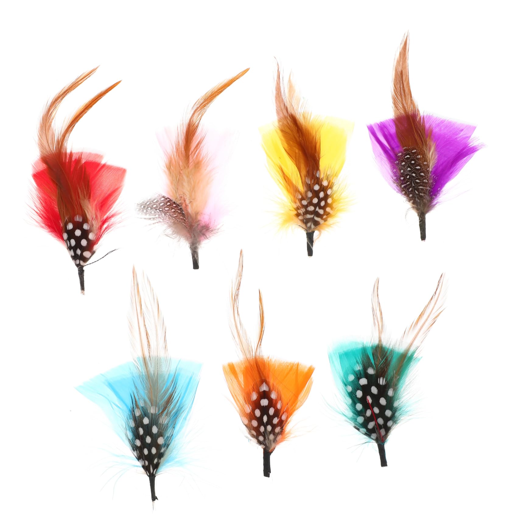 VALICLUD Kostüm Dekorative Federn Haircharm Haaraccessoires Partydekoration Broschen Partyhut Dekorative Feder Haarnadel Party Dekorative Feder Hutfeder Im Einzigartigen Stil 14st