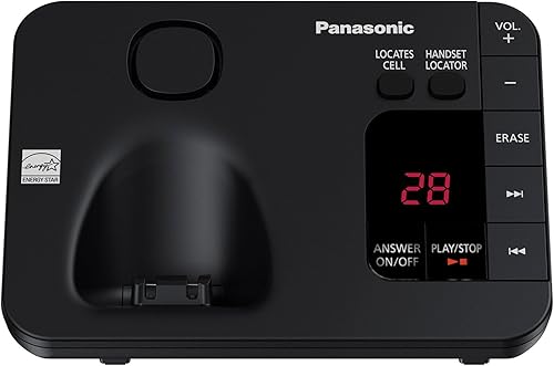 Miniatura 4 de Teléfono inalámbrico Panasonic KX-TGE433B con contestador y 3 teléfonos Negro