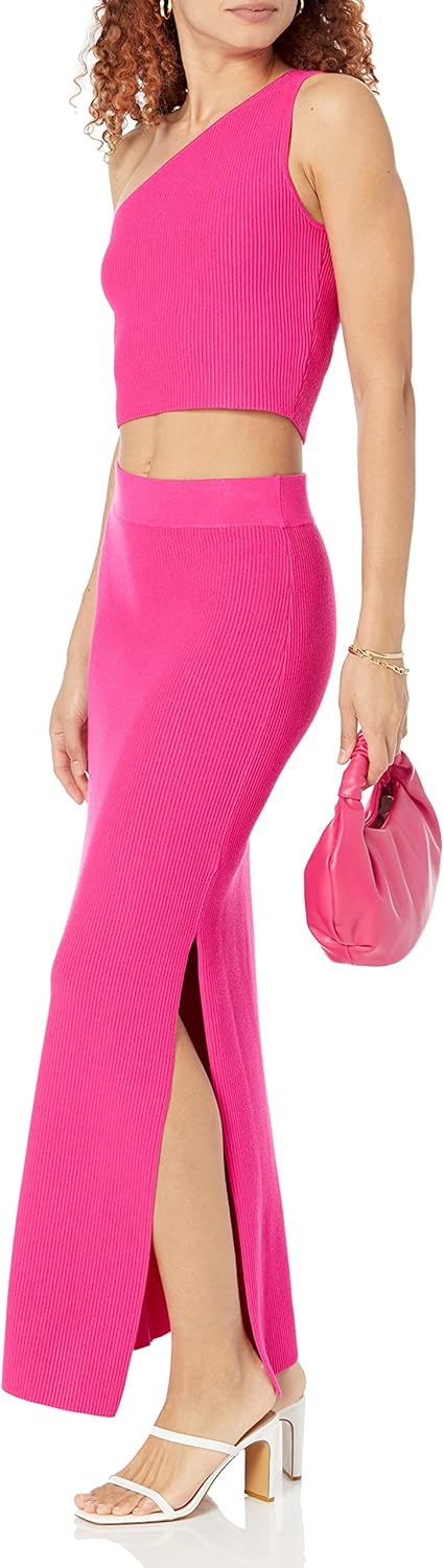 The Drop Womens Tyler Ribbed Sweater Skirt