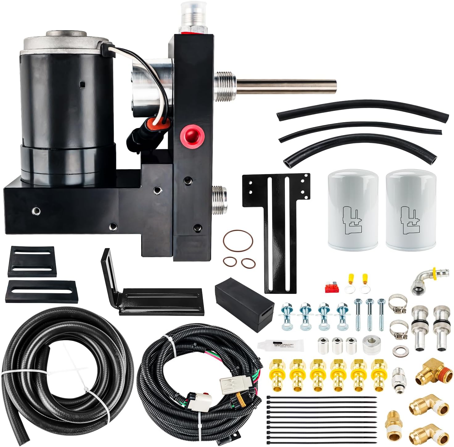 KAX TSD07165G Titanium Signature Series 165GPH Diesel Fuel System fits RAM 5.9L and 6.7L Cummins 2005-2018 & 2021