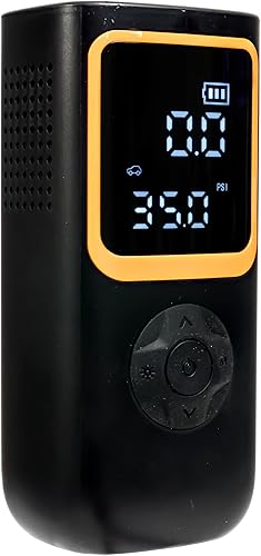 Miniatura 6 de Inflador de neumáticos con compresor de aire portátil, medidor de presión, cargador portátil, bolaneumáticosmotocicletasbicicletasautomóviles,