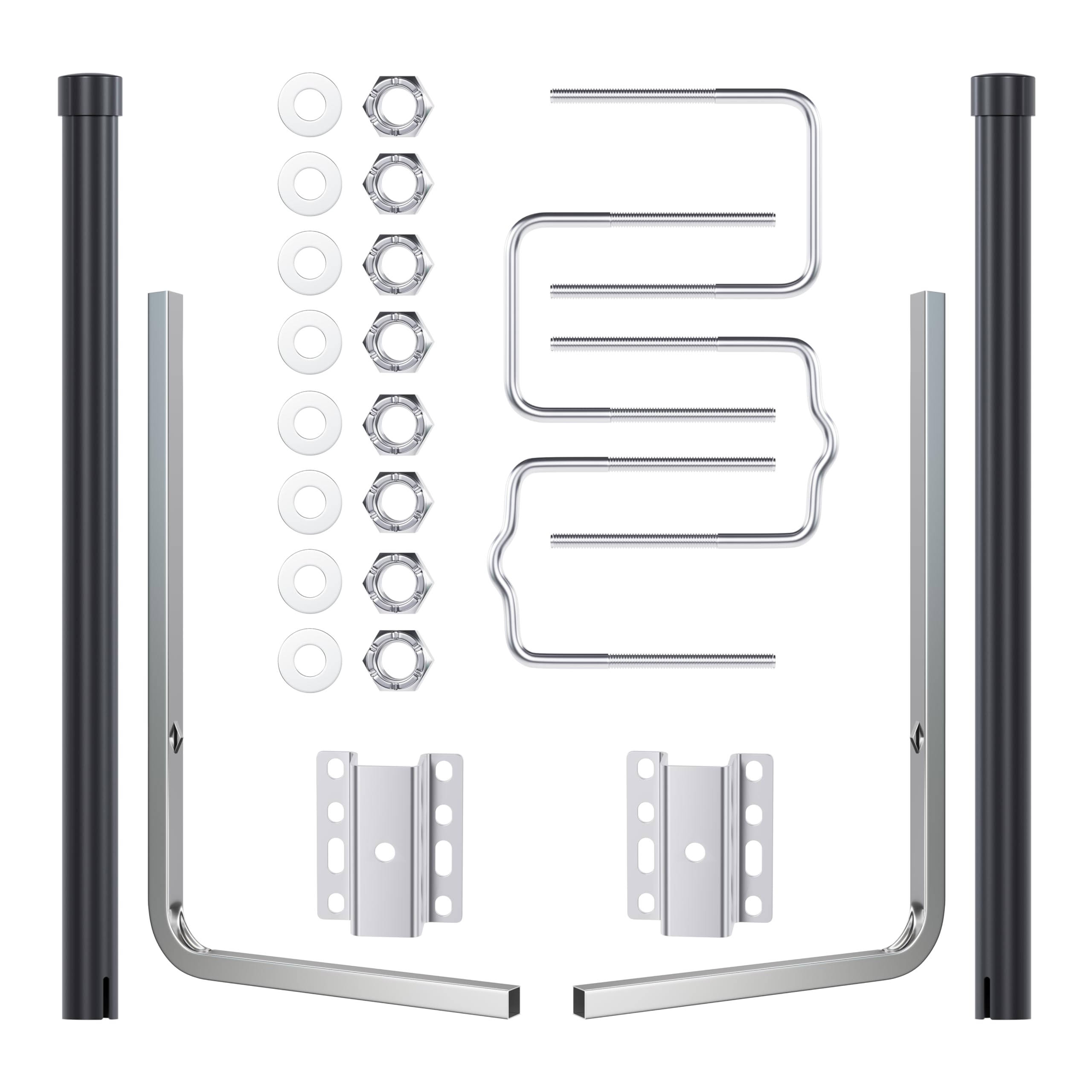 KUAFU 40-60In Adjustable Boat Trailer Guide Poles with PVC Pipes