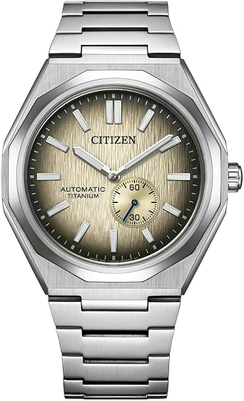 Citizen Men Analogue Automatic Watch Super Titanium Zenshin 60