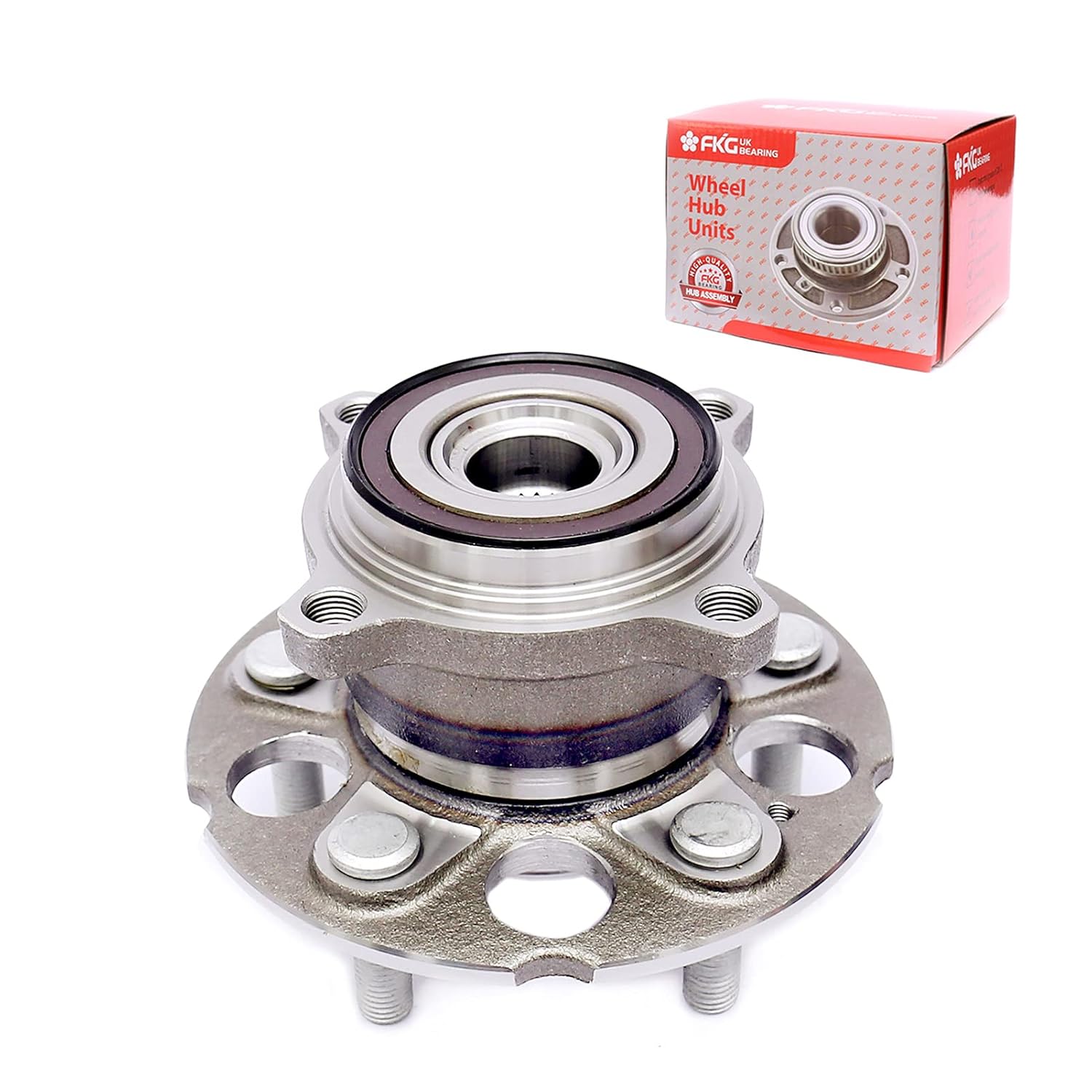 FKG 512501 HA590461 Rear Wheel Bearing Hub Assembly Fit for 2012-2016 Honda CR-V (AWD Only), 2014-2015 Acura RDX (AWD Only)